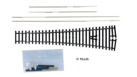TILLIG 83420 - TT Flexsteg Bogenweiche 15o , Bausatz